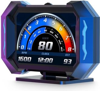 OEM Indicador Multifunci&oacute;n Digital Para Autom&oacute;vil Con Pantalla De Visualizaci&oacute;n Frontal (hud), Veloc&iacute;metro, Tac&oacute;metro, Temperatura Del Agua, Temperatura D
