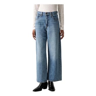 Levi's Cinch Wijde Jeans - Dames - Jeans - Blauw - Maat: W29 L29 Katoen