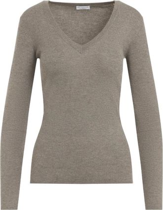 Brunello Cucinelli Mujer, Jerseys, Marr&oacute;n, Talla: M
