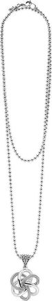 Lagos Love Knot Pendant Necklace in Sterling Silver at Nordstrom