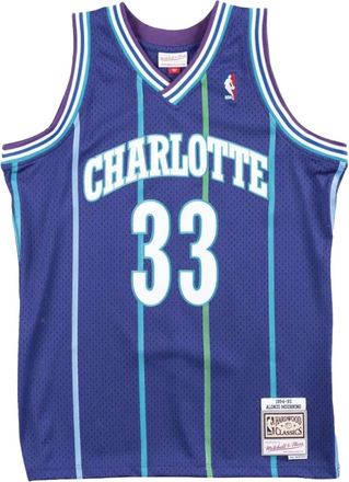 Mitchell & Ness Maglia da basket swingman alternate NBA Charlotte Hornets 94 Alonzo Mourning - Viola