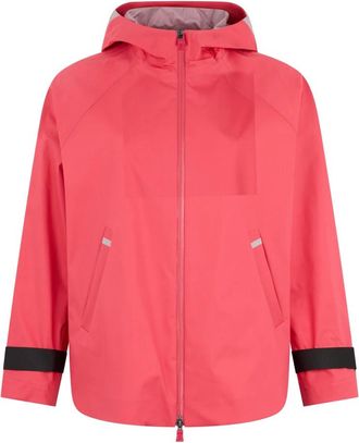 Herno Jas met Verstelbare Capuchon - Dames - Zomerjassen - Roze - L - Katoen - Jassen