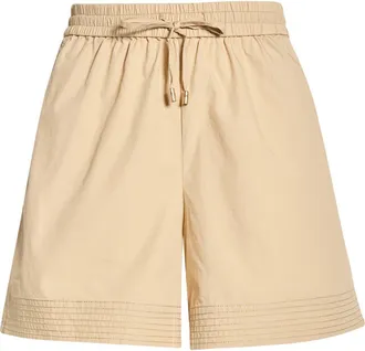 Tommy Bahama Cotton Poplin Drawstring Shorts in Tanned at Nordstrom, Size X-Large