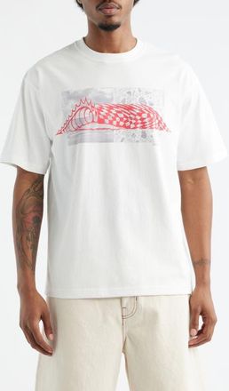 Vans Wave Check Cotton Graphic T-Shirt in White at Nordstrom, Size Xx-Large