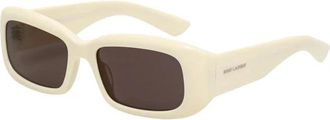 Saint Laurent Zonnebrillen - unisex - Zonnebrillen - Beige - 55 MM - Accessoires