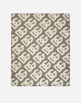 Dolce & Gabbana Wool, Silk, And Cashmere Blanket - Plaid Multicolor Onesize