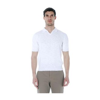 Irish Crone 3034/1 Polo - - Knitwear - Uomo - Bianco - M