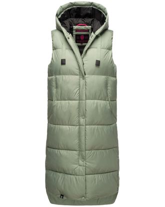 Marikoo Sayorii dames winterbodywarmer - lang, warm & met capuchon