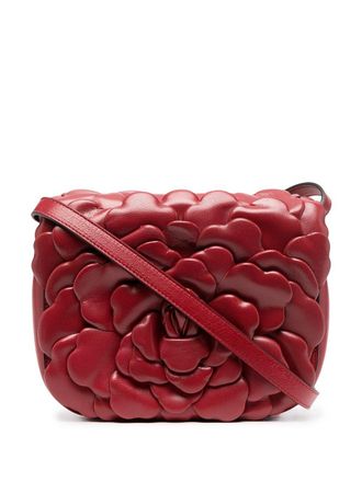 Valentino Garavani Clutch con fiore - Rosso
