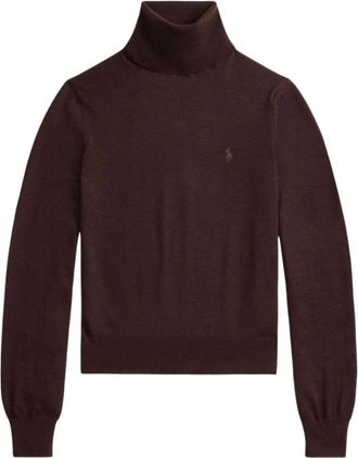 Polo Ralph Lauren Coltruien - Dames - Coltruien - Bruin - M - Truien & Vesten