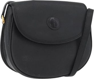 Gucci Pre-owned Cross Body Bag - Dames - Vintage Schoudertas - Zwart - ONE Size - Leer - Vintage