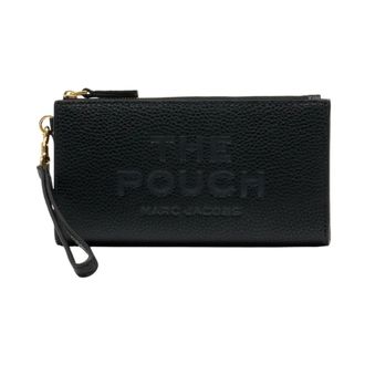 Marc Jacobs The Leather Pouch - female - Marc Jacobs - Clutches - Black - ONE SIZE - Bags