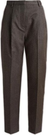 Tory Burch Stijlvolle Chinos - Dames - Chinos - Bruin - XS - Broeken