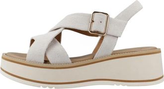 Repo 61208R Sandalia Tiras - Dames - Sleehakken - Wit - 40 EU - Leer - Schoenen