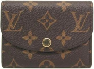 Louis Vuitton Pre-owned Canvas Wallet - Dames - Vintage Accessoires - Bruin - ONE Size - Vintage