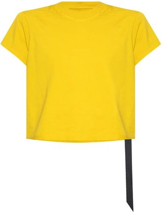 Rick Owens T-shirt girocollo a maniche corte - Giallo