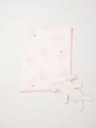 LE BEB&Eacute; Coperta da culla per neonato in cotone con stampa grafica
