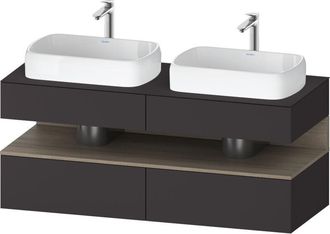 Duravit Qatego Consola Mueble Bajo Lavabo, 2 Extensiones, 2 - Duravit