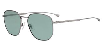 BOSS Boss 0992/F/S Asian Fit RIW/QT Mens Sunglasses Silver Size 58