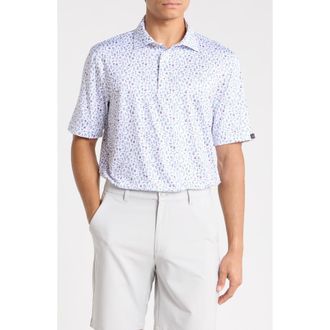 Greg Norman Americana Drinks Knit Polo in White at Nordstrom Rack, Size Xx-Large