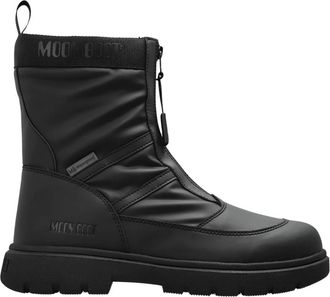 Moon Boot MB Combat Zip Boot WP - Dames - Winterlaarzen - Zwart - 40 EU - Leer - Schoenen