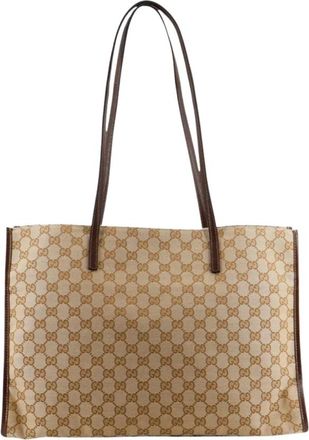 Gucci Bolso Tote Grande Londra - Bags - Mujer - Beige - ONE SIZE