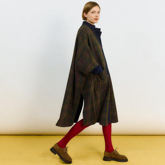 La Redoute Collections Omkeerbare geruite capejas