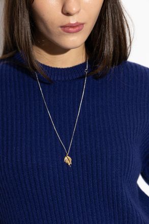 Jil Sander Necklace With Pendant, Womens, Gold
