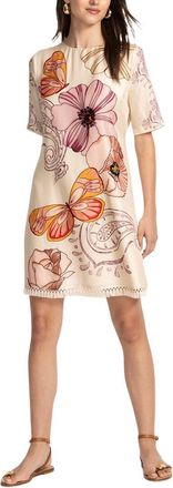 Johnny Was Rosabelia Silk-Blend Dress