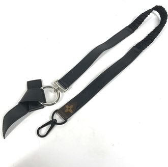 Louis Vuitton Black Leather Chain/Shoulder Wallet (Pre-Owned)