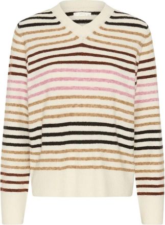 Inwear Guni V-hals - Dames - Truien - Veelkleurig - Maat: XS Wol