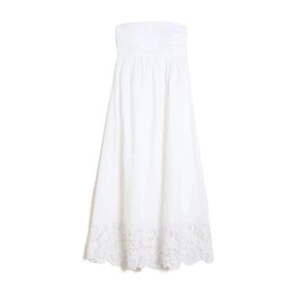 Max Mara Mstscena Dress - female - Max Mara Studio - Maxi Dresses - White - XS - Dresses