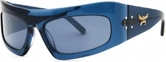 MCM Shield Full Rim Sunglasses - Blue