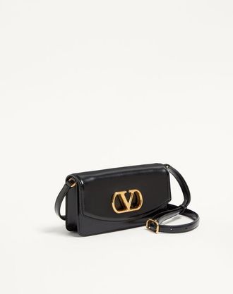 Valentino Garavani Clutch Valentino Garavani Vain In Vitello Lucido Donna NERO UNI