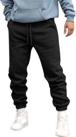 Generic MenS Jogging Bottoms Short Leg-Tracksuit Bottoms Men Loose Fit Cosy Jogging With Pockets Sports Elasticated Waist Trousers For Men Gym Sweatpants Runn