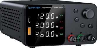 OEM Fuente De Alimentaci&oacute;n De Laboratorio, Voltaje Ajustable, Interfaz Usb-a/tipo-c, Color Negro, 120v 3a 360w