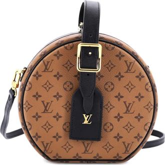 Louis Vuitton Petite Boite Chapeau Bag Reverse Monogram Canvas shoulder bag - Zwart