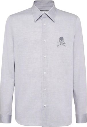 Philipp Plein Camicia in cotone - Grigio