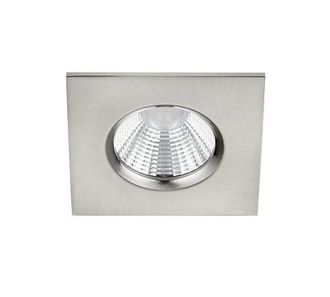 Trio Foco Empotrable Cuadrado Zagros Led Niquel 5w Ip65 8x8 Cm Lighting