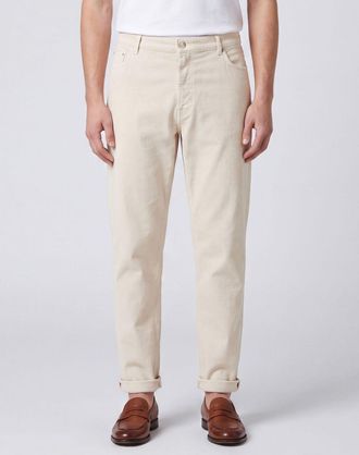 Brunello Cucinelli Jeans straight fit in denim di cotone a cinque tasche