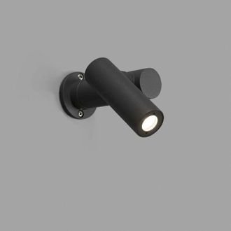 Faro Barcelona Faro Barcelona - Faro Spy-1 - Outdoor Wall Lamp Spotlight Dark Grey 6W H140 IP65
