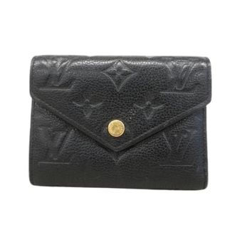 Louis Vuitton Pre-owned Wallets, female, Black, Size: ONE SIZE Pre-owned Tri-fold Wallet