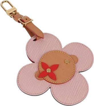Louis Vuitton Pre-owned Name Tag - Dames - Vintage Accessoires - Roze - ONE Size - Leer - Vintage