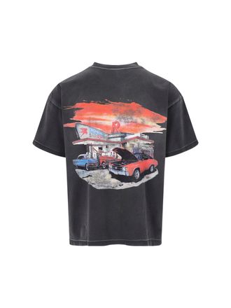 Represent Mens T-Shirts And Polos Grey Cotton
