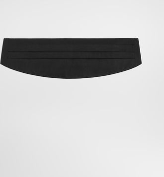 Dolce & Gabbana Satin Cummerbund Belt - Woman Belts Black Satin 36