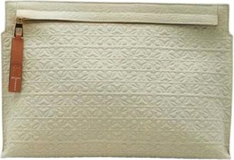 Loewe Pre-owned Clutches, female, Beige, Size: ONE SIZE Pre-owned Clutch bag