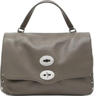 Zanellato POstina studded turn-lock tote bag - women - Calf Leather - OS - Grey