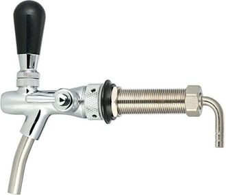OEM Grifo Para Cerveza De Barril Con Control De Flujo Ajustable, Cromado, V&aacute;stago G5/8, V&aacute;stago Largo, Grifo Para Barril De Cerveza Casera