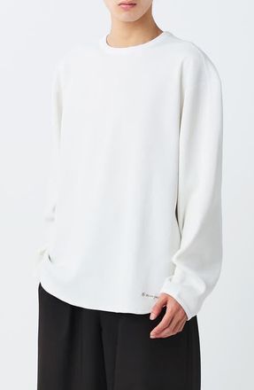 Snow Peak Dry Waffle Long Sleeve T-Shirt in Off White at Nordstrom, Size X-Large