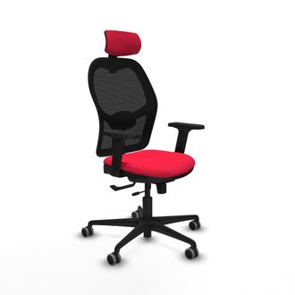 Piqueras y Crespo Silla De Oficina Piqueras Y Crespo Jorquera Negro Reposabrazos Ajustables